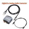 DAC Digital To Analog Audio Converter Optical SPDIF Toslink Coaxial Input To L/R RCA 3.5mm Jack Headphone Amplifier Output