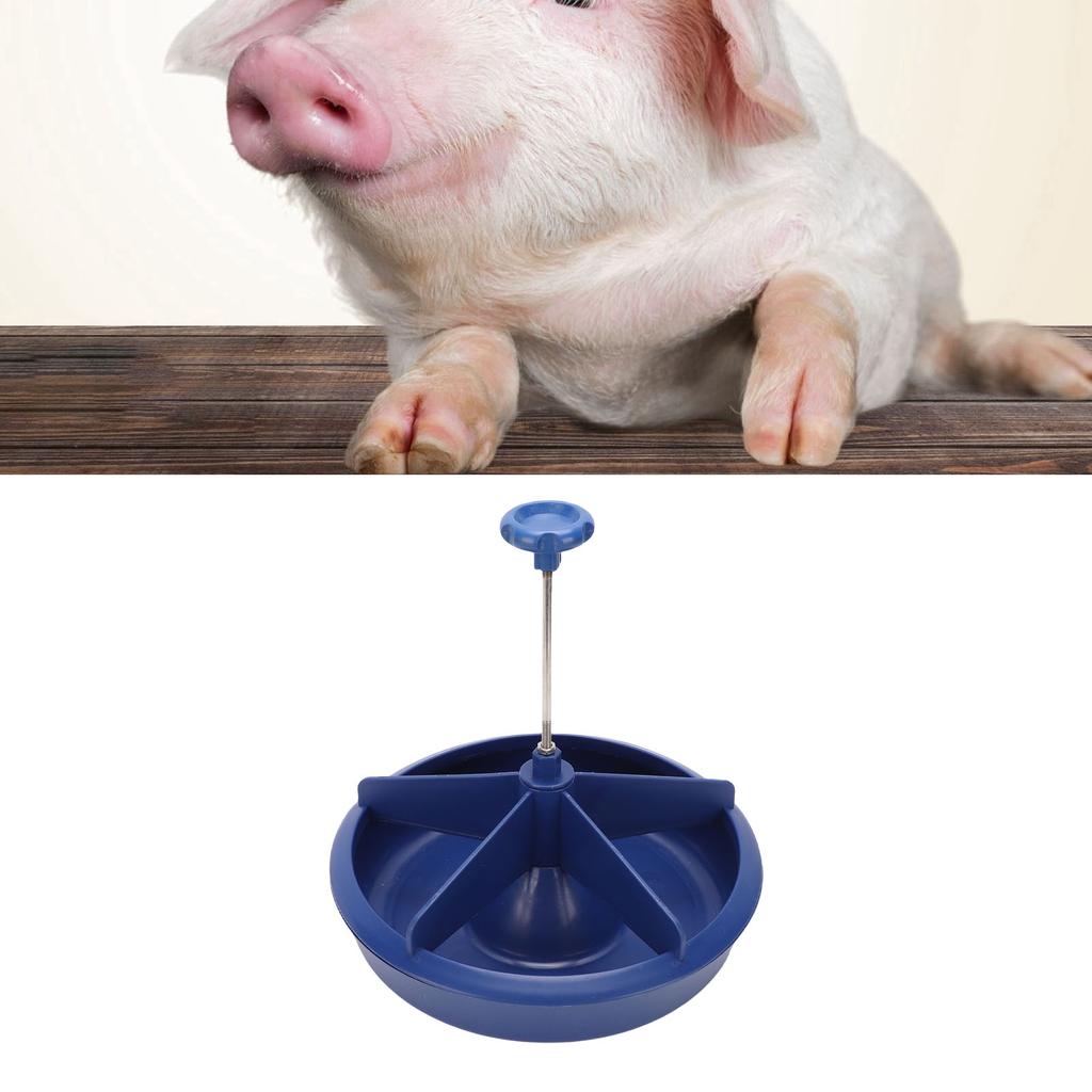 Plastic   Feeder, Made of High Quality Plastic, 5 Slot Round   Food Bowl with   Edges, Easy to Wash and Maintain,