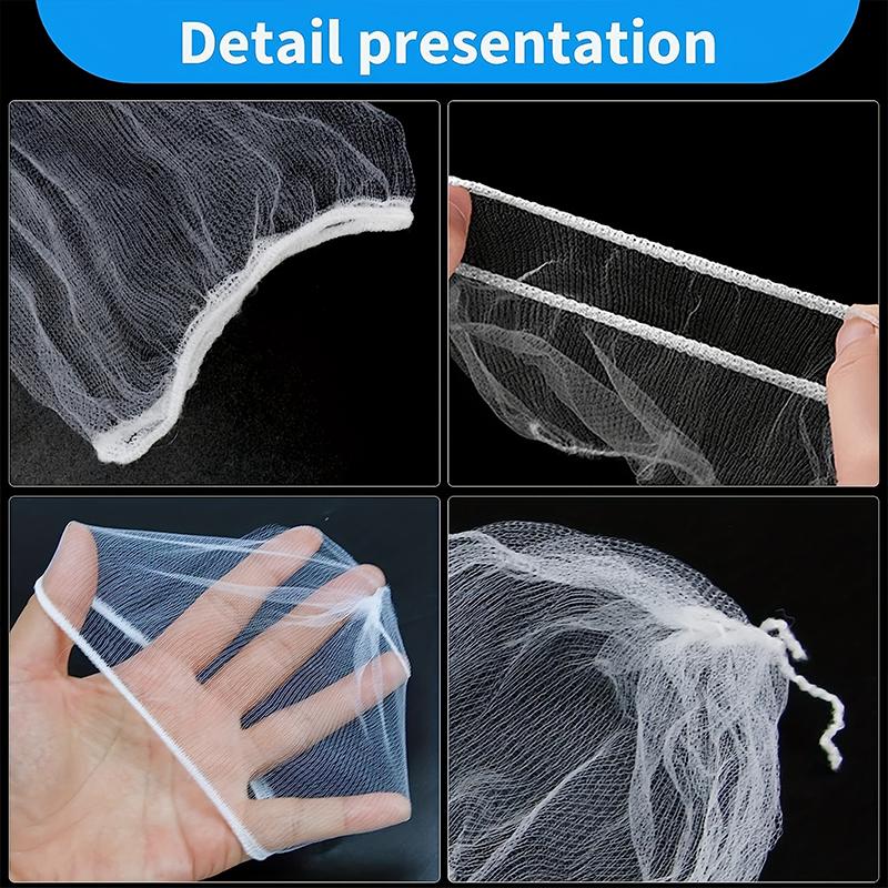 100 шт./200 шт. Полиэстеровый фильтр Хорошая прочность Сетчатый фильтр для раковины Кухонный фильтр для раковины Высокая грузоподъемность