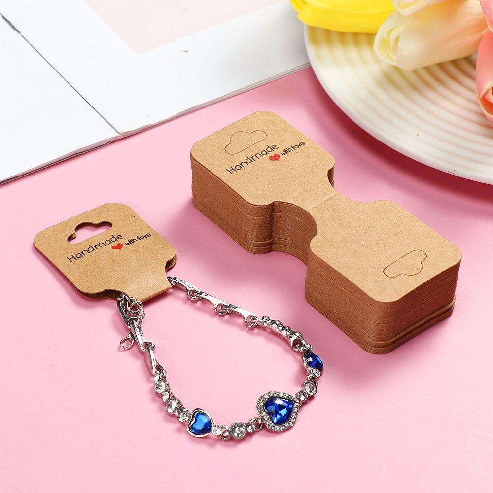 Headband Hair Rope Display Holder Cardboard Hanging Blank Tag Jewellery Packing Card DIY Package