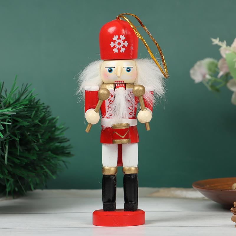 12 см деревянный Щелкунчик солдатик декор детская кукла веселое рождественское украшение