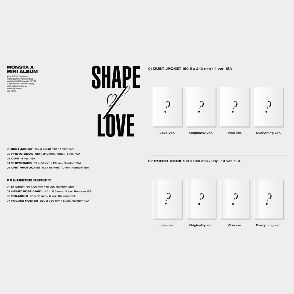 Monsta X [SHAPE of LOVE] 11-й мини-альбом