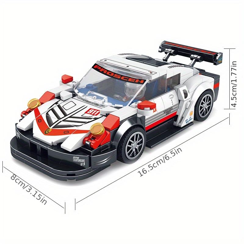 Building Block Racing Car Racing Car Toy Series Boys Toy Splicing Construction Building Block Birthday Gift