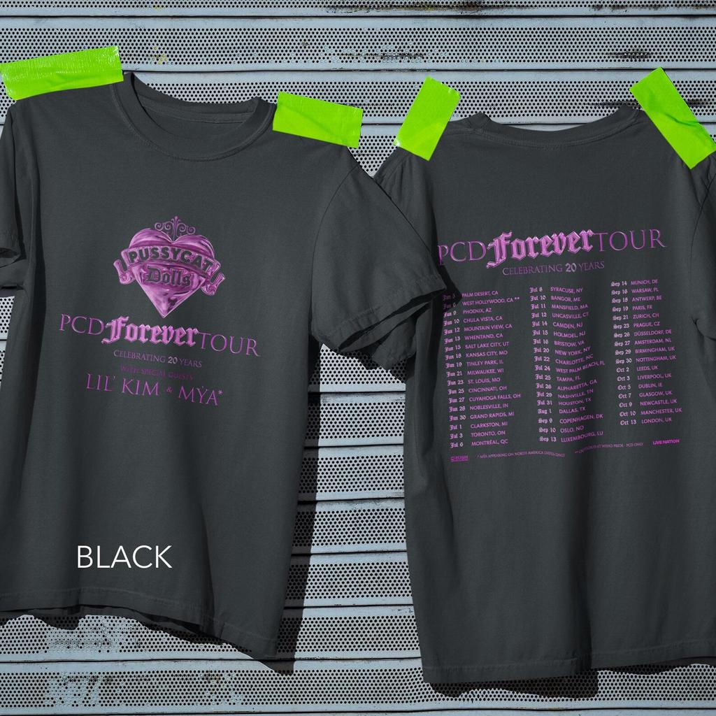 Unisex PCD Forever Tour 2026 Shirt, The Pussycat Dolls Concert T shirt, Vintage Pop Music Tee