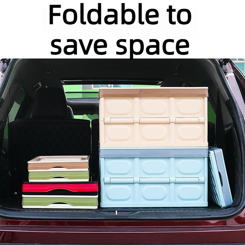 Car Trunk Storage Box Car Organizer Folding Storage Box Outdoor Camping Multifunctional Storage Box Car Accessories