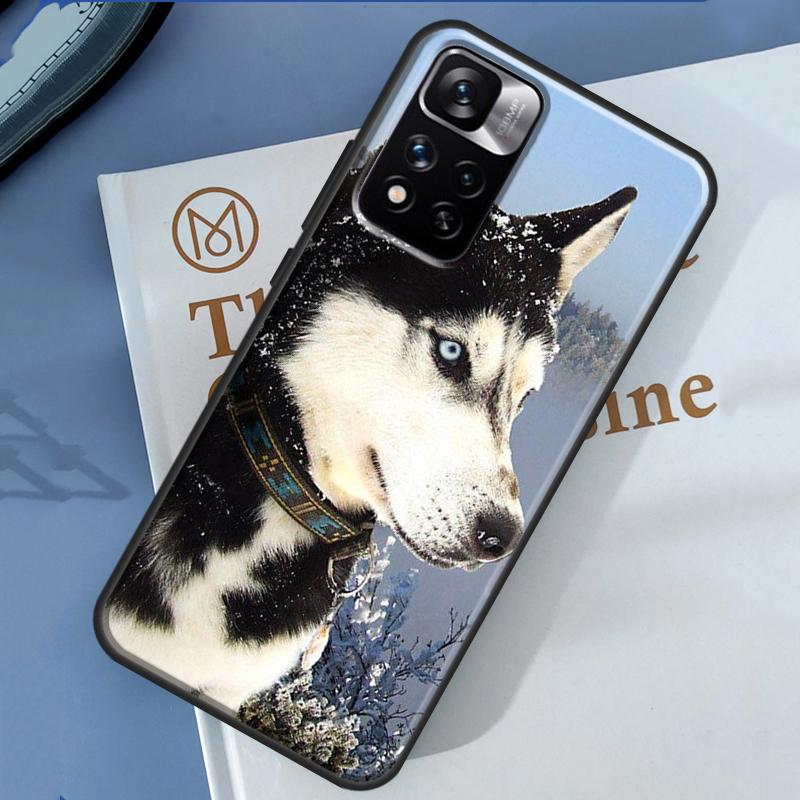 Alaskan Husky Dog Cute Puppy Case For Xiaomi Redmi 13C 10C 12C 14C Redmi Note 14 13 Pro 12 11 9 10 9S 10S 11S 12S Cover