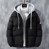 Men's Windproof Winter Cotton Jacket - Warm, Loose, Hooded, Large Size, New Style
