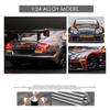 1/24 Bentley Continental GT3 Свободный ход Высокий свет Спортивный гоночный автомобиль Модель Игрушка Литой металл Сплав Миниатюрная реплика