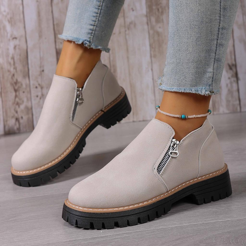 Women Boots Comfortable Shoes for Women Plus Size Platform Boots Female Thick Sole Ankle Boots Women Botas De Mujer