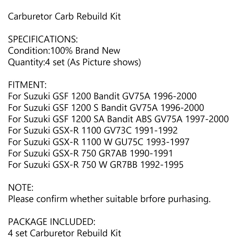 Carburetor Rebuild Repair Kit for Suzuki GSF 1200 Bandit GSXR 1100 750 Carb