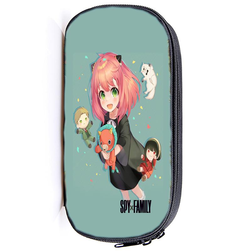 Семейный пенал Spy X Anya Forger, многофункциональный пенал, школьные принадлежности, чехол для ручек, канцелярские принадлежности, пенал