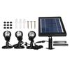 Solar Spotlight ABS Adjustable Waterproof Lighting Facilities for Courtyard Decoration IP68