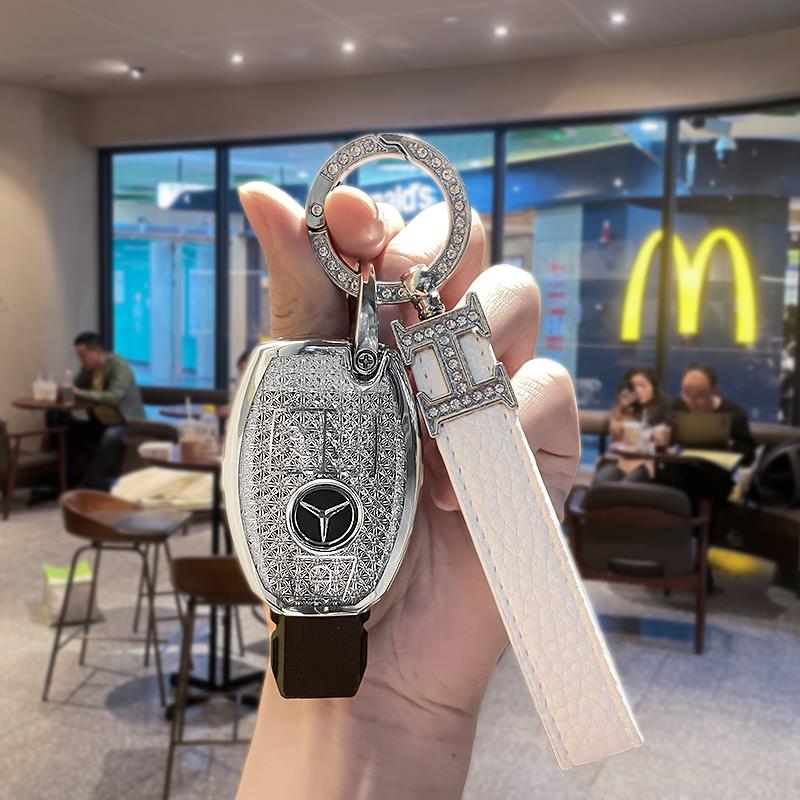 For Mercedes Benz keycase C E A B S Class GLE GLA GLB GLC GLS AMG W176 177 203 204 205 211 212 213 222 X167 chain shell car keys