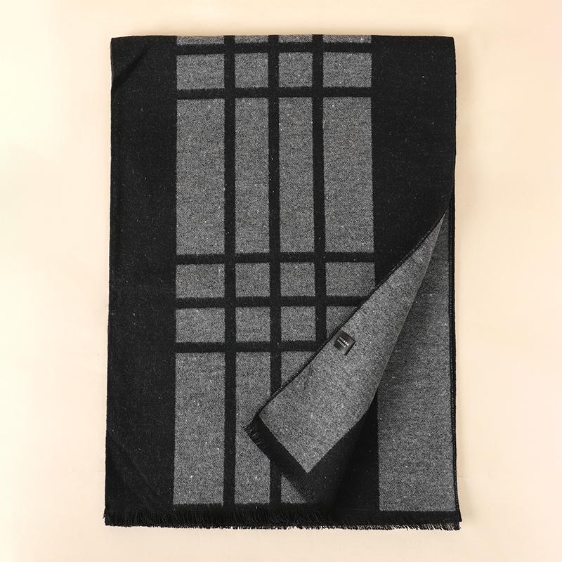 НОВЫЙ Модный Зимний Мужской Хлопковый Шарф Теплый Шейный Платок Пэчворк Полосатые Шарфы Мягкий Длинный Повседневный Мужской Буфанда Пашмина Шаль