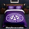 Austria Wien FC Design Bed Bedding Set 1 Duvet Cover + 2 Pillowcases Soft Breathable Household Bed Linens