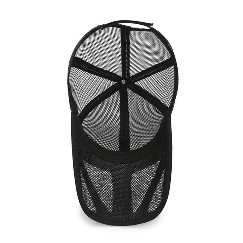 Men's Duck Tongue Hat Spring/Summer Breathable Mesh Hat Sunvisor Hat Comfortable Skin-Friendly Caps for Male