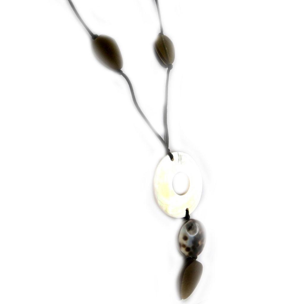 Les Trésors De Lily [D8259] — коричнево-коричневое дизайнерское колье «Бабье лето»