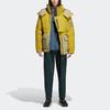 Adidas X And Wander Terex Solid Color Three-Stripe Zip Hoodie Jacket Men Jackets Yellow HN6942