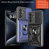 Slide Camera Armor Funda For Samsung Galaxy A06 A16 A26 A36 A56 5G Case Car Magnetic Ring Stand Phone Cover for Samsung A56 A 16