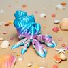Милый орнамент-отшельник: Сочлененная 3D-печатная модель морских обитателей для декора