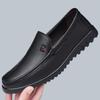 Мода 2025 Весна Осень Мягкая Кожаная Обувь для Мужчин Мода Повседневный Однотонный Легкий Лоферы Мужской Британский Стиль Новая Дизайнерская Обувь Мужчина