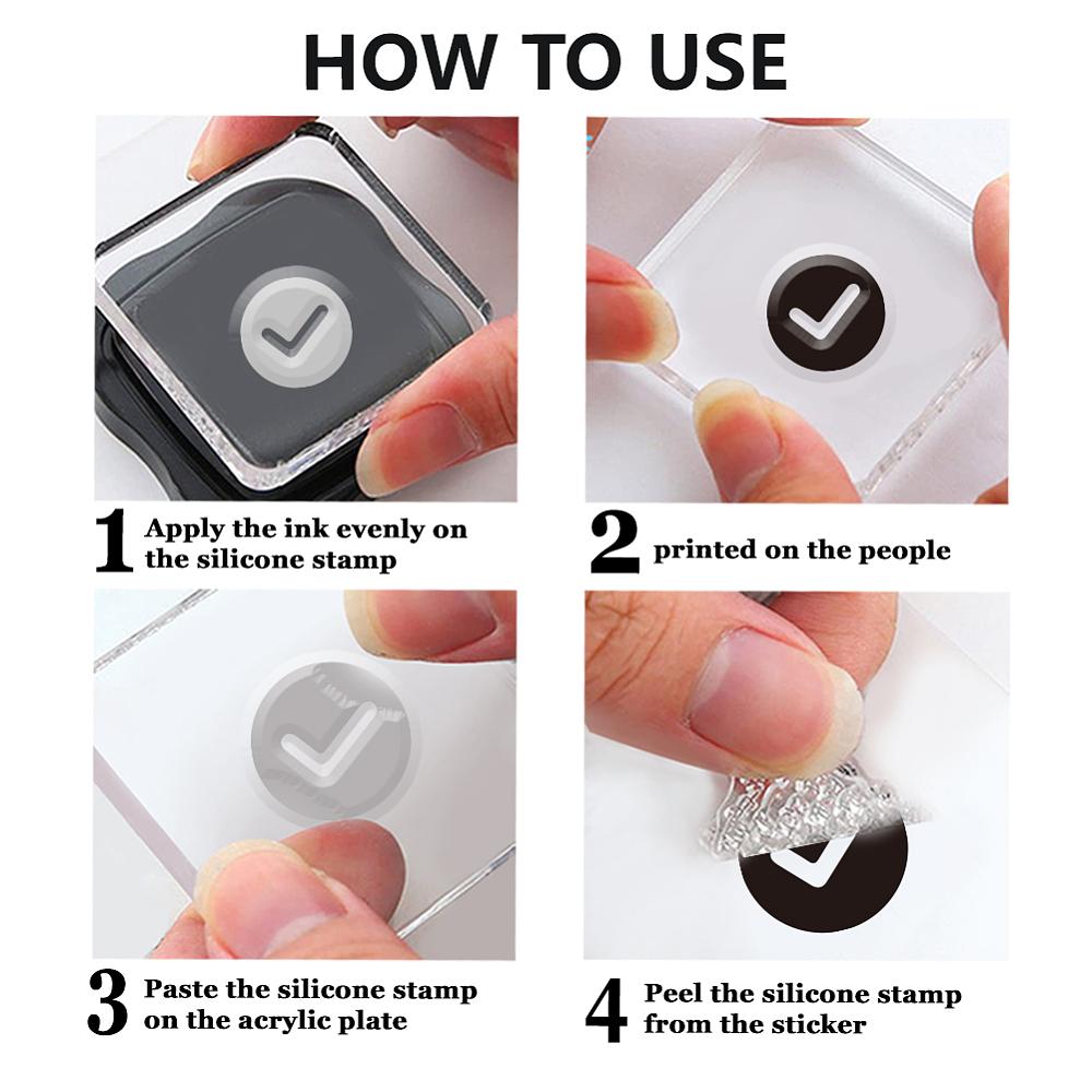 PVC Plastic Clear Stamps for DIY Scrapbooking Photo Album Decorative Cards Making Mixed Shapes 160x110mm