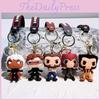 Adorable Deadpool Wolverine Keychain Cute Cartoon Key Fob For Bags And Cars