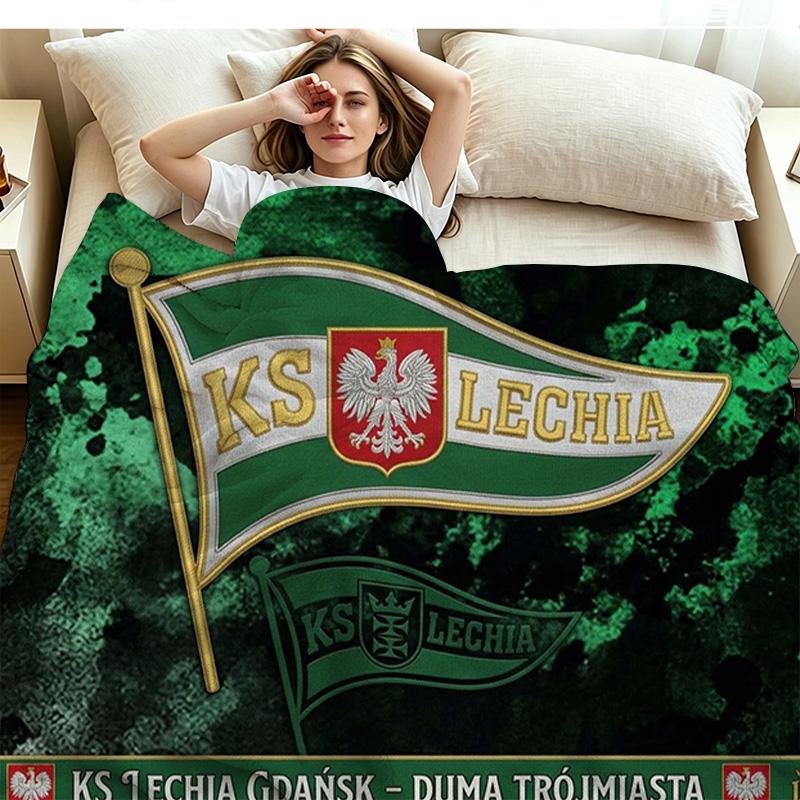 KS Lechia Print Flannel Blanket High Quality Warm Comfortable Cover for All Seasons Perfect for Gifts Home Decor