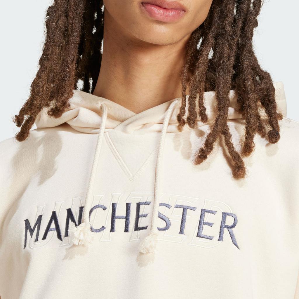 Adidas Сезонная толстовка с капюшоном цвета экрю для мужчин в уличном стиле IT4175