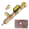 R22 R410A AC клапан предохранительный адаптер ремонт кондиционера и фторидный холодильный инструмент автомобильный кондиционер хладагент клапан