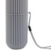 Toothbrush Cup Case Multifunctional Portable Plastic Toothbrush Toothpaste Case Box for Travel Camping Gray