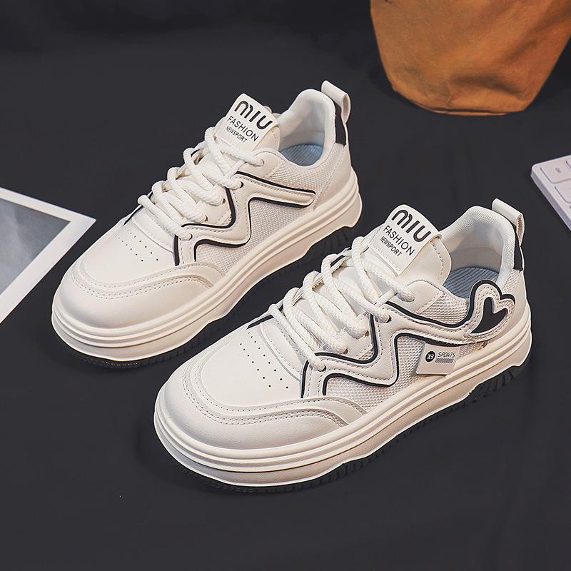 Новые универсальные толстые дышащие повседневные тонкие студенческие спортивные кроссовки с сетчатой поверхностью белые туфли женская мода