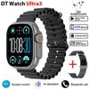 Смарт-часы DT Ultra 3 Экран Amoled 4 ГБ MP3 MP4 плеер Bluetooth Обмен сетью Магазин приложений ChatGPT Умные часы с искусственным интеллектом Мужские спортивные часы