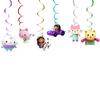 Gabby's Dollhouse Party Supplies Include Banner Cake Topper Balloons Spiral-56