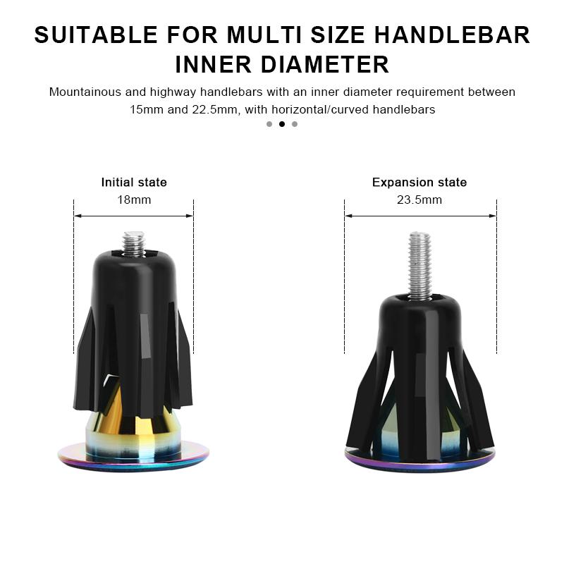 Заглушки для руля велосипеда Колпачки из алюминиевого сплава Легкие заглушки для руля шоссейного горного велосипеда Аксессуары для велоспорта