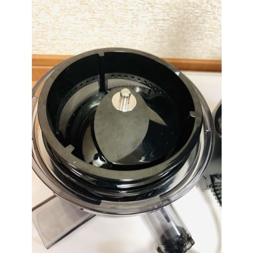 Panasonic Juicer Low Speed Vitamin Server Cold Press Aragoshi Compatible with Frozen Recipe Book Graphite Gray MJ-L600-H