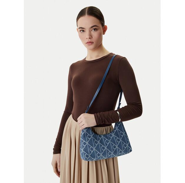 Сумка Calvin Klein Emblem Aop Denim Shoulder Bag