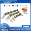 Available: Zero Ground Terminal Block with Copper Busbar - 25mm Wide, 3, 5, 7, & 10 Holes with Screws