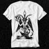 Baphomet of Eliphas Levi Sabbatic Goat Of Mendes Occult T Shirt 538