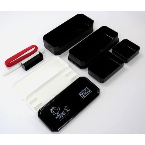 OSK Shokado Bento Box, 600ml, Snoopy (Black), PW-9