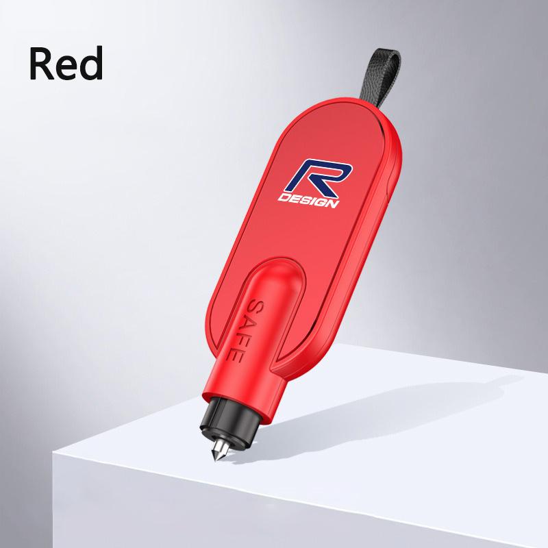 Portable Mini Safety Hammer Car Window Breaker Accessories For Volvo Rdesign XC60 XC90 V40 V60 S60 V50 V90 S80 C40 XC40 V70 XC70