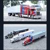 1:24 Peterbilt 389 Американский Тяжелый Грузовик Модель Автомобиля Симуляция Сплав Игрушки Хобби Коллекционирование Детские Подарки
