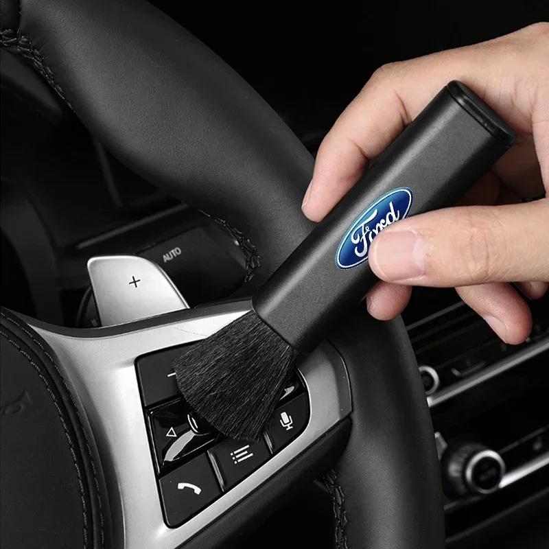 Car Sticker 2026 Ford New 2025 Hot Car Telescopic Plastic Handle Wool Small Brush For Ford Focus mk2 mk3 Fiesta mk7 Ranger Monde
