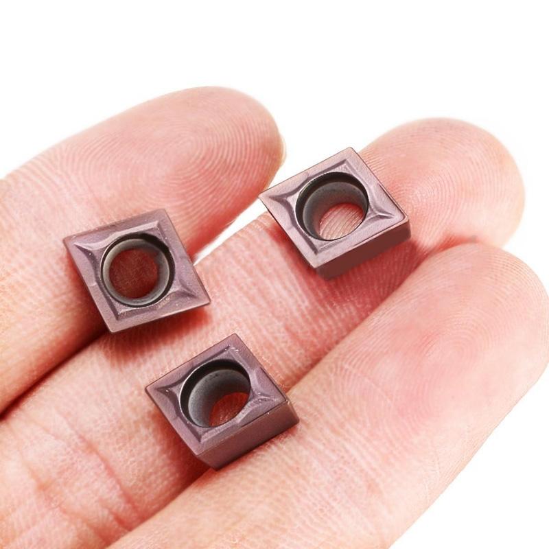 AU 10 шт. Сменные твердосплавные пластины CCMT09T304 VP15TF CCMT 09 T3/CCMT32.51 Набор пластин