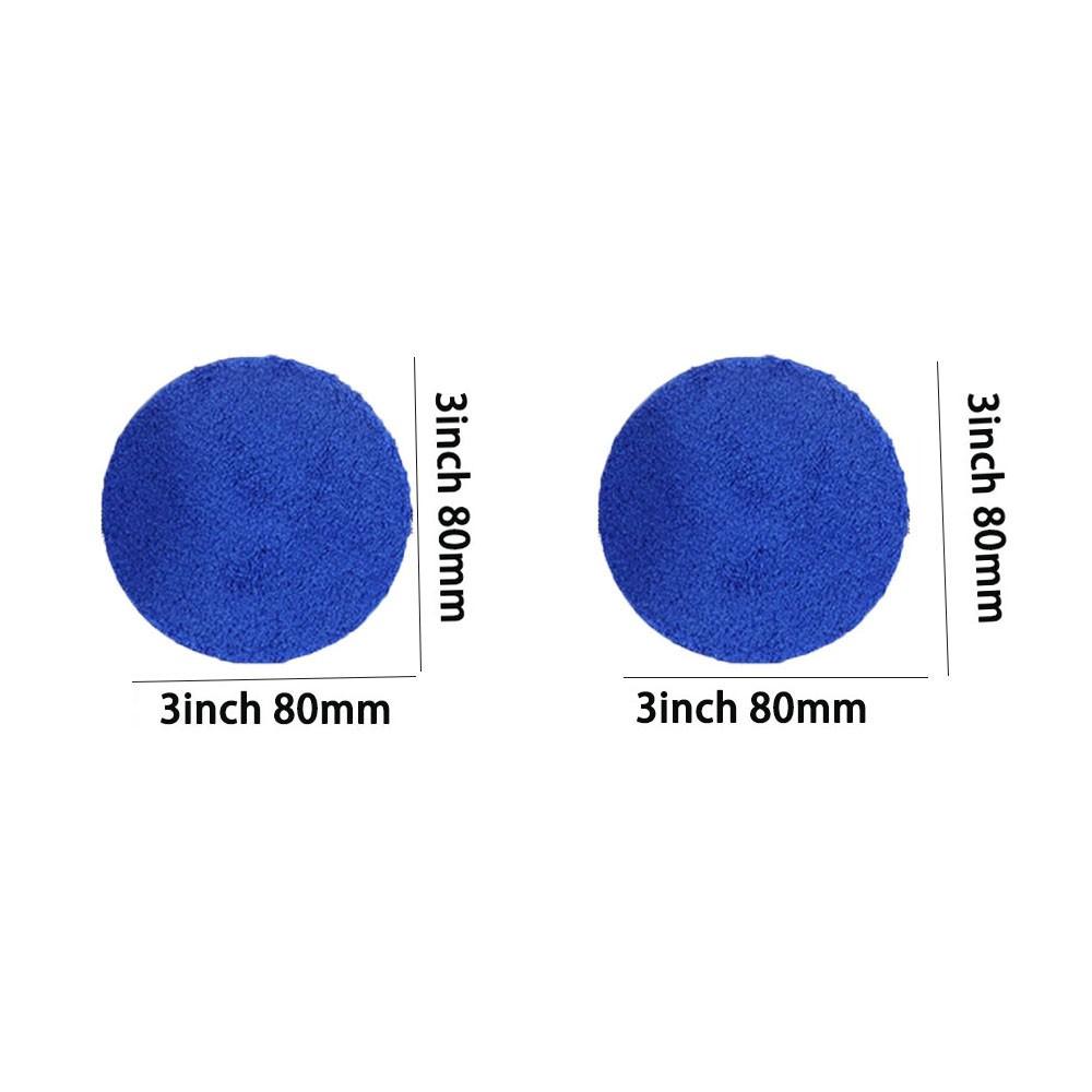 2/3/4/5/6/7inch Microfiber Polishing Pad For Cars Body Polish Wax Buffer Pad Wash Cleaning Micro Fiber Polishing