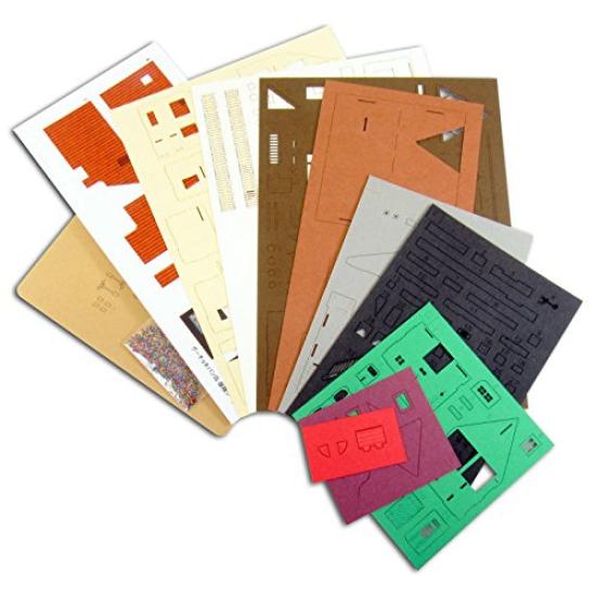 Набор Sankei Miniatuart Studio Ghibli Series Delivery Service Guchoki Pan Store Scale Paper Craft Kiki's 1/150 MK07-02