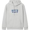Толстовка с капюшоном Levis Loose Fit Простая Удобная с длинным рукавом Мужские толстовки Серый 0018O-0001