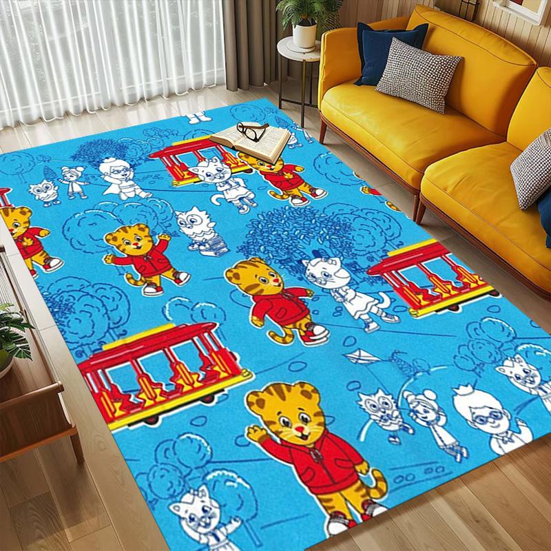 Daniel Tiger Living Room Nonslip Area Rug Soft Carpet For Bedroom Game Playroom Sofa Office Home Decor Doormat Christmas Gift C930997