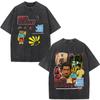 Rapper Bad Bunny Washed Vintage Tshirt Debi Tirar Mas Fotos DTMF World Tour  T Shirts Men Women Fashion Hip Hop Tshirts