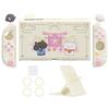 PlayVital Protective Cover Set for Switch Compatible with Switch 2 Includes Cat Ears Paw Silicone PC Adjustable Stand Japanese Sakura Kitten Design 2,